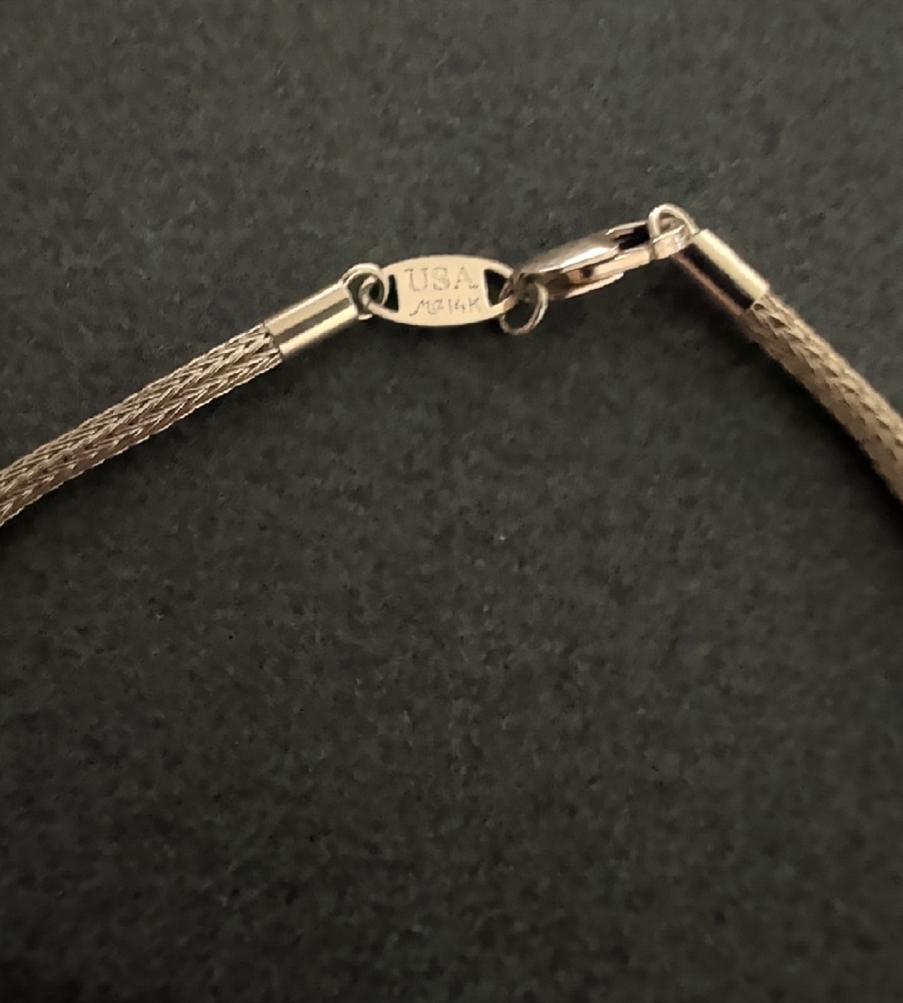 Women's 14k Yellow Gold Braided Chain Bracelet - Elegant Everyday Jewelry - Picture 3 of 4